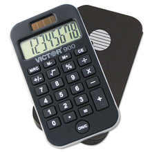 Load image into Gallery viewer, Victor® wholesale. 900 Antimicrobial Pocket Calculator, 8-digit Lcd. HSD Wholesale: Janitorial Supplies, Breakroom Supplies, Office Supplies.