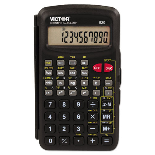Victor® wholesale. 920 Compact Scientific Calculator With Hinged Case,10-digit, Lcd. HSD Wholesale: Janitorial Supplies, Breakroom Supplies, Office Supplies.