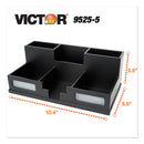 Victor® wholesale. Midnight Black Desk Organizer With Smartphone Holder, 10 1-2 X 5 1-2 X 4, Wood. HSD Wholesale: Janitorial Supplies, Breakroom Supplies, Office Supplies.