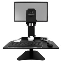 Load image into Gallery viewer, Victor® wholesale. High Rise Standing Desk Workstation, 28&quot; X 23&quot; X 10.5&quot; To 15.5&quot;, Black. HSD Wholesale: Janitorial Supplies, Breakroom Supplies, Office Supplies.