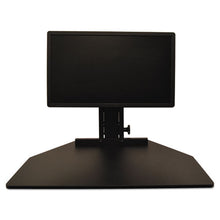 Load image into Gallery viewer, Victor® wholesale. High Rise Standing Desk Workstation, 28&quot; X 23&quot; X 10.5&quot; To 15.5&quot;, Black. HSD Wholesale: Janitorial Supplies, Breakroom Supplies, Office Supplies.