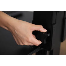 Load image into Gallery viewer, Victor® wholesale. High Rise Standing Desk Workstation, 28&quot; X 23&quot; X 10.5&quot; To 15.5&quot;, Black. HSD Wholesale: Janitorial Supplies, Breakroom Supplies, Office Supplies.