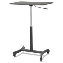 Load image into Gallery viewer, Victor® wholesale. Dc500 High Rise Collection Mobile Adjustable Standing Desk, 30.75&quot; X 22&quot; X 29&quot; To 44&quot;, Black. HSD Wholesale: Janitorial Supplies, Breakroom Supplies, Office Supplies.