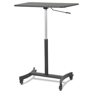 Victor® wholesale. Dc500 High Rise Collection Mobile Adjustable Standing Desk, 30.75" X 22" X 29" To 44", Black. HSD Wholesale: Janitorial Supplies, Breakroom Supplies, Office Supplies.