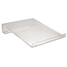 Load image into Gallery viewer, Victor® wholesale. Large Angled Acrylic Calculator Stand, 9 X 11 X 2, Clear. HSD Wholesale: Janitorial Supplies, Breakroom Supplies, Office Supplies.