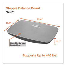 Load image into Gallery viewer, Victor® wholesale. Steppie Balance Board, 22.5w X 14.5d X 2.13h, Two-tone Gray. HSD Wholesale: Janitorial Supplies, Breakroom Supplies, Office Supplies.