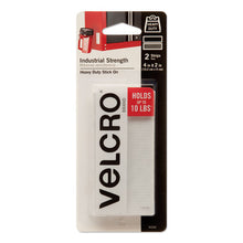 Load image into Gallery viewer, VELCRO® Brand wholesale. Industrial-strength Heavy-duty Fasteners, 2&quot; X 4&quot;, White, 2-pack. HSD Wholesale: Janitorial Supplies, Breakroom Supplies, Office Supplies.