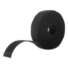 Load image into Gallery viewer, VELCRO® Brand wholesale. One-wrap Pre-cut Standard Ties, 0.75&quot; X 12&quot;, Black. HSD Wholesale: Janitorial Supplies, Breakroom Supplies, Office Supplies.