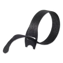 Load image into Gallery viewer, VELCRO® Brand wholesale. One-wrap Pre-cut Thin Ties, 0.5&quot; X 8&quot;, Black-gray, 50-pack. HSD Wholesale: Janitorial Supplies, Breakroom Supplies, Office Supplies.