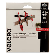 Load image into Gallery viewer, VELCRO® Brand wholesale. Low-profile Industrial-strength Heavy-duty Fasteners, 1&quot; X 10 Ft, Black. HSD Wholesale: Janitorial Supplies, Breakroom Supplies, Office Supplies.