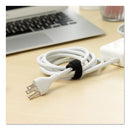 VELCRO® Brand wholesale. One-wrap Pre-cut Thin Ties, 0.25" X 8", Black, 25-pack. HSD Wholesale: Janitorial Supplies, Breakroom Supplies, Office Supplies.