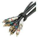 VELCRO® Brand wholesale. One-wrap Pre-cut Thin Ties, 0.25" X 8", Black, 25-pack. HSD Wholesale: Janitorial Supplies, Breakroom Supplies, Office Supplies.