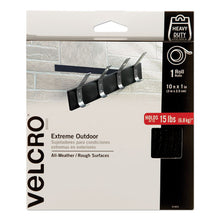 Load image into Gallery viewer, VELCRO® Brand wholesale. Heavy-duty Fasteners, Extreme Outdoor Performance, 1&quot; X 10 Ft, Black. HSD Wholesale: Janitorial Supplies, Breakroom Supplies, Office Supplies.