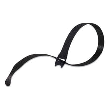 Load image into Gallery viewer, VELCRO® Brand wholesale. One-wrap Pre-cut Thin Ties, 0.5&quot; X 15&quot;, Black-gray, 30-pack. HSD Wholesale: Janitorial Supplies, Breakroom Supplies, Office Supplies.