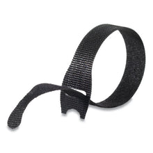 Load image into Gallery viewer, VELCRO® Brand wholesale. One-wrap Pre-cut Thin Ties, 0.5&quot; X 8&quot;, Black, 50-pack. HSD Wholesale: Janitorial Supplies, Breakroom Supplies, Office Supplies.