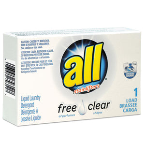 All® wholesale. Free Clear He Liquid Laundry Detergent, Unscented, 1.6 Oz Vend-box, 100-carton. HSD Wholesale: Janitorial Supplies, Breakroom Supplies, Office Supplies.