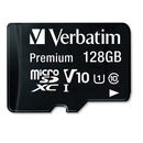Verbatim® wholesale. 128gb Premium Microsdxc Memory Card With Adapter, Up To 90mb-s Read Speed. HSD Wholesale: Janitorial Supplies, Breakroom Supplies, Office Supplies.