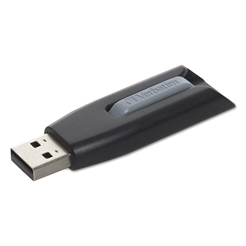 Verbatim® wholesale. Store 'n' Go V3 Usb 3.0 Drive, 256 Gb, Black-gray. HSD Wholesale: Janitorial Supplies, Breakroom Supplies, Office Supplies.