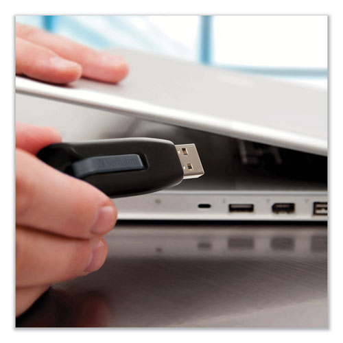 Verbatim® wholesale. Store 'n' Go V3 Usb 3.0 Drive, 8 Gb, Black-gray. HSD Wholesale: Janitorial Supplies, Breakroom Supplies, Office Supplies.