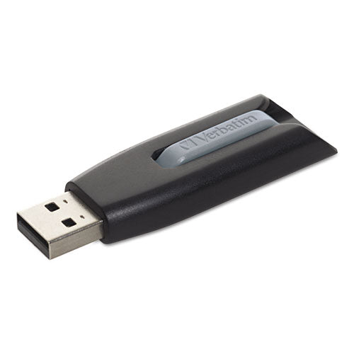 Verbatim® wholesale. Store 'n' Go V3 Usb 3.0 Drive, 32 Gb, Black-gray. HSD Wholesale: Janitorial Supplies, Breakroom Supplies, Office Supplies.