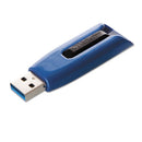 Verbatim® wholesale. V3 Max Usb 3.0 Flash Drive, 128 Gb, Blue. HSD Wholesale: Janitorial Supplies, Breakroom Supplies, Office Supplies.