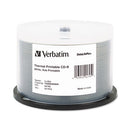 Verbatim® wholesale. Cd-r Discs, 700mb-80min, 52x, Spindle, White, 50-pack. HSD Wholesale: Janitorial Supplies, Breakroom Supplies, Office Supplies.