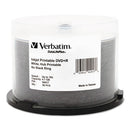 Verbatim® wholesale. Inkjet Printable Dvd+r Discs, 4.7gb, 16x, Spindle, White, 50-pack. HSD Wholesale: Janitorial Supplies, Breakroom Supplies, Office Supplies.