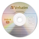 Verbatim® wholesale. Dvd+r Discs, 4.7gb, 16x, Spindle, Matte Silver, 50-pack. HSD Wholesale: Janitorial Supplies, Breakroom Supplies, Office Supplies.