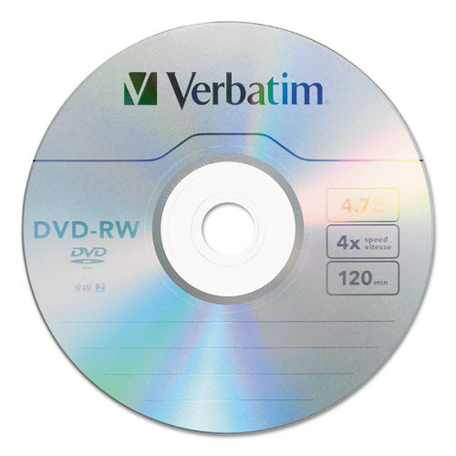 Verbatim® wholesale. Dvd-rw, 4.7gb, 4x, 30-pk Spindle. HSD Wholesale: Janitorial Supplies, Breakroom Supplies, Office Supplies.