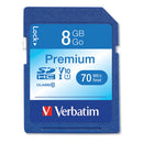 Verbatim® wholesale. 8gb Premium Sdhc Memory Card, Uhs-1 V10 U1 Class 10, Up To 70mb-s Read Speed. HSD Wholesale: Janitorial Supplies, Breakroom Supplies, Office Supplies.