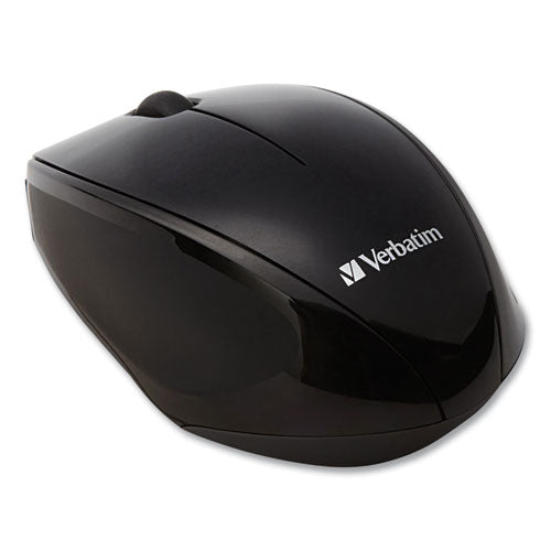Verbatim® wholesale. Wireless Notebook Multi-trac Blue Led Mouse, 2.4 Ghz Frequency-32.8 Ft Wireless Range, Left-right Hand Use, Black. HSD Wholesale: Janitorial Supplies, Breakroom Supplies, Office Supplies.