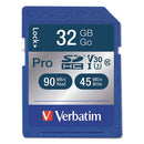 Verbatim® wholesale. 32gb Pro 600x Sdhc Memory Card, Uhs-i V30 U3 Class 10. HSD Wholesale: Janitorial Supplies, Breakroom Supplies, Office Supplies.