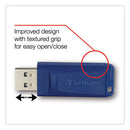 Verbatim® wholesale. Classic Usb 2.0 Flash Drive, 8 Gb, Blue, 5-pack. HSD Wholesale: Janitorial Supplies, Breakroom Supplies, Office Supplies.