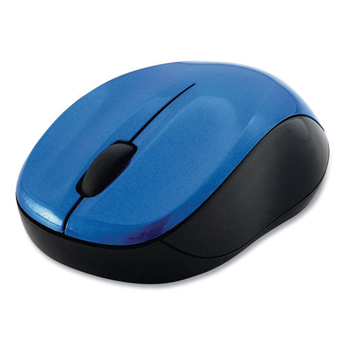 Verbatim® wholesale. Silent Wireless Blue Led Mouse, 2.4 Ghz Frequency-32.8 Ft Wireless Range, Left-right Hand Use, Blue. HSD Wholesale: Janitorial Supplies, Breakroom Supplies, Office Supplies.