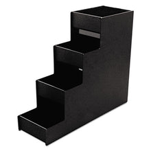 Load image into Gallery viewer, Vertiflex® Commercial Grade wholesale. Narrow Condiment Organizer, 6w X 19d X 15 7-8h, Black. HSD Wholesale: Janitorial Supplies, Breakroom Supplies, Office Supplies.