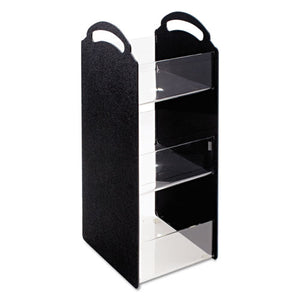 Vertiflex® Commercial Grade wholesale. Compact Condiment Organizer, 6 1-8w X 8d X 18h, Black. HSD Wholesale: Janitorial Supplies, Breakroom Supplies, Office Supplies.