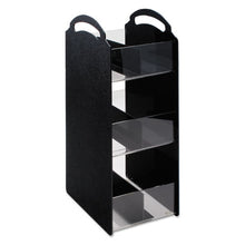 Load image into Gallery viewer, Vertiflex® Commercial Grade wholesale. Compact Condiment Organizer, 6 1-8w X 8d X 18h, Black. HSD Wholesale: Janitorial Supplies, Breakroom Supplies, Office Supplies.