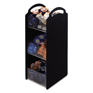 Vertiflex® Commercial Grade wholesale. Compact Condiment Organizer, 6 1-8w X 8d X 18h, Black. HSD Wholesale: Janitorial Supplies, Breakroom Supplies, Office Supplies.