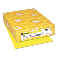 Astrobrights® wholesale. Color Cardstock, 65 Lb, 8.5 X 11, Lift-off Lemon, 250-pack. HSD Wholesale: Janitorial Supplies, Breakroom Supplies, Office Supplies.