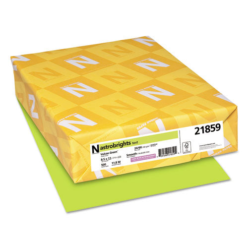 Astrobrights® wholesale. Color Paper, 24 Lb, 8.5 X 11, Vulcan Green, 500-ream. HSD Wholesale: Janitorial Supplies, Breakroom Supplies, Office Supplies.