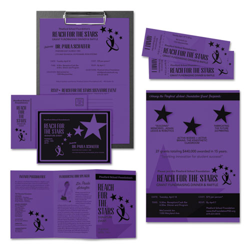 Astrobrights® wholesale. Color Cardstock, 65 Lb, 8.5 X 11, Gravity Grape, 250-pack. HSD Wholesale: Janitorial Supplies, Breakroom Supplies, Office Supplies.