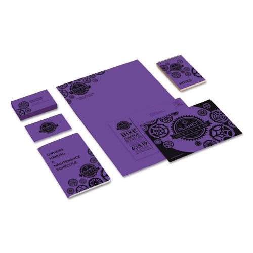 Astrobrights® wholesale. Color Cardstock, 65 Lb, 8.5 X 11, Gravity Grape, 250-pack. HSD Wholesale: Janitorial Supplies, Breakroom Supplies, Office Supplies.