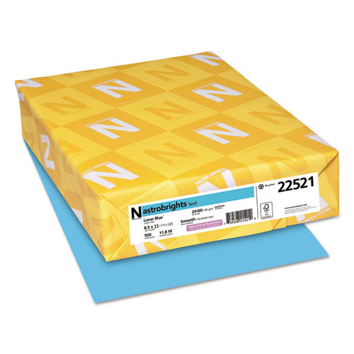 Astrobrights® wholesale. Color Paper, 24 Lb, 8.5 X 11, Lunar Blue, 500 Sheets-ream. HSD Wholesale: Janitorial Supplies, Breakroom Supplies, Office Supplies.