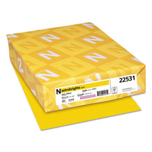 Load image into Gallery viewer, Astrobrights® wholesale. Color Paper, 24 Lb, 8.5 X 11, Solar Yellow, 500-ream. HSD Wholesale: Janitorial Supplies, Breakroom Supplies, Office Supplies.