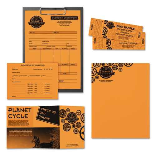 Astrobrights® wholesale. Color Paper, 24 Lb, 11 X 17, Cosmic Orange, 500-ream. HSD Wholesale: Janitorial Supplies, Breakroom Supplies, Office Supplies.