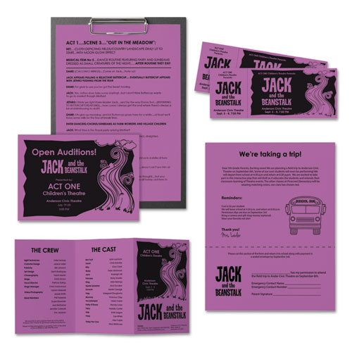 Astrobrights® wholesale. Color Paper, 24 Lb, 8.5 X 11, Planetary Purple, 500 Sheets-ream. HSD Wholesale: Janitorial Supplies, Breakroom Supplies, Office Supplies.