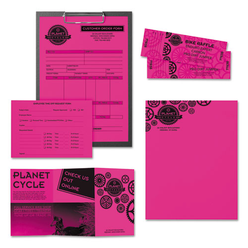 Astrobrights® wholesale. Color Paper, 24 Lb, 8.5 X 11, Fireball Fuchsia, 500-ream. HSD Wholesale: Janitorial Supplies, Breakroom Supplies, Office Supplies.