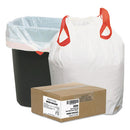 Draw 'n Tie® wholesale. Heavy-duty Trash Bags, 13 Gal, 0.9 Mil, 24.5" X 27.38", White, 200-box. HSD Wholesale: Janitorial Supplies, Breakroom Supplies, Office Supplies.