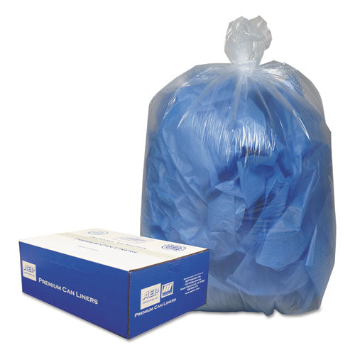 Classic Clear wholesale. Linear Low-density Can Liners, 60 Gal, 0.9 Mil, 38" X 58", Clear, 100-carton. HSD Wholesale: Janitorial Supplies, Breakroom Supplies, Office Supplies.