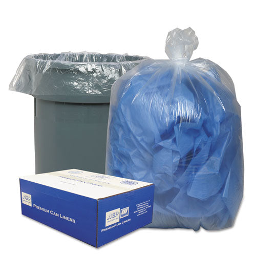 Classic Clear wholesale. Linear Low-density Can Liners, 56 Gal, 0.9 Mil, 43" X 47", Clear, 100-carton. HSD Wholesale: Janitorial Supplies, Breakroom Supplies, Office Supplies.